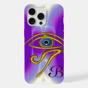 TALISMAN BLEU OR ŒIL D'HORUS MONOGRAMME Violet