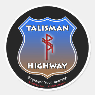 Talisman Highway RuneQueen Ronde Sticker