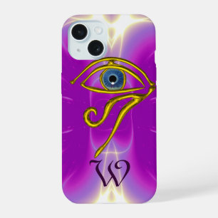 TALISMAN MONOGRAMME BLEU Rose Fuchsia Violet
