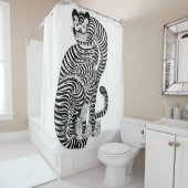  talismanische tijger douchegordijn (In situ)