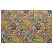 TALISMANS tissu vert mousse (Fat Quarter)