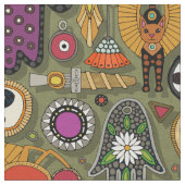 TALISMANS tissu vert mousse (Fermer)