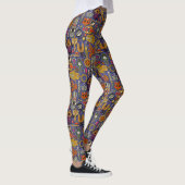 TALISMANS violet blauwe leggings (Rechts)