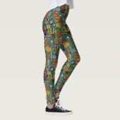 TALISMANS viridian green leggings (Droite)