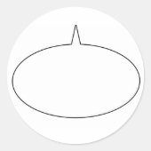 Talk Bubble Sticker (Voorkant)