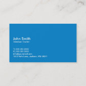 Talk Bubble Substitute Teacher Visitekaartje (Achterkant)