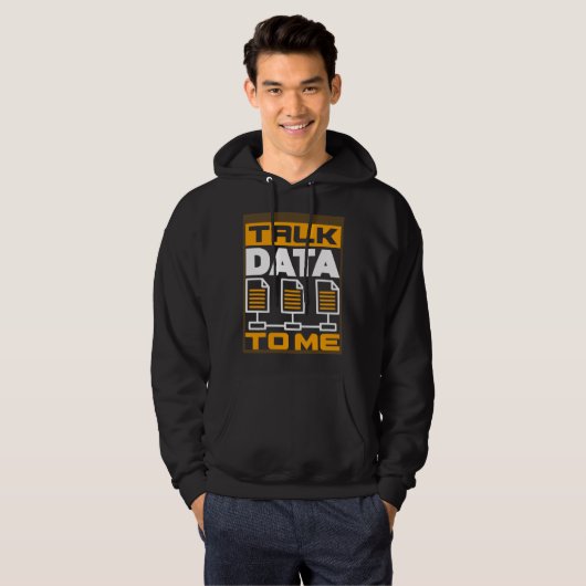 Talk Data To Me Network Admin Hoodie (Voorkant volledig)