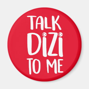 Talk Dizi Bold Red Magnet Magneet