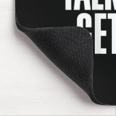 Talk Get Hit Funny Saying Joke  Muismat (Hoek)