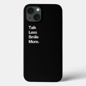 Talk Less Smile More Historic Hamilton Quote Print Case-Mate iPhone Case (Achterkant)