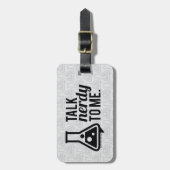 Talk Nerdy Bagagelabel (Voorkant verticaal)