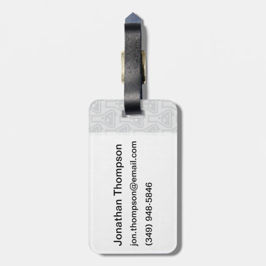 Talk Nerdy Bagagelabel (Achterkant verticaal)