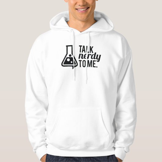 Talk Nerdy Hoodie (Voorkant)