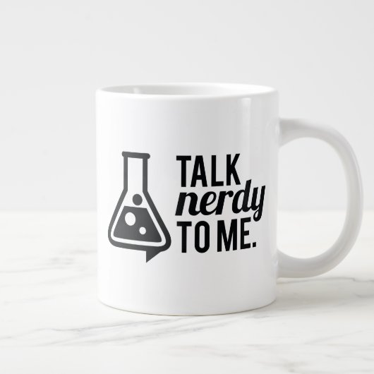 Talk Nerdy Jumbo Mok (Rechts)