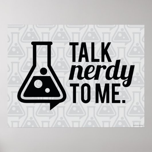 Talk Nerdy Poster (Voorkant)