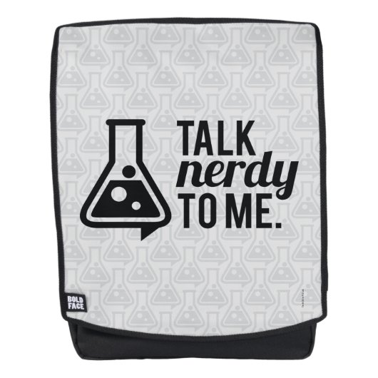 Talk Nerdy Rugtassen (Voorkant)