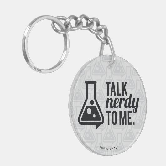 Talk Nerdy Sleutelhanger (Voorkant Links)