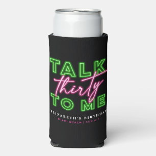 Talk Thirty To Me Dirty 30 Neon Groen & Roze
