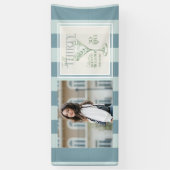 Talk Thirty To Me Martini 30th Birthday Photo Spandoek (Verticaal)