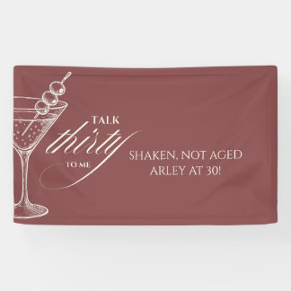 Talk thirty to me Minimalist 30th Birthday Spandoek