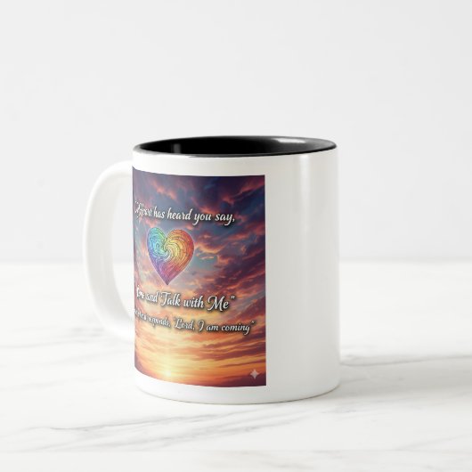 Talk with Me Heart Mug (Devant gauche)