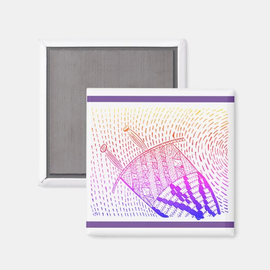 Talkbijen Magneet (Voorkant / Achterkant)