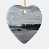 Talkeetna Alaska Keramisch Ornament (Rechts)