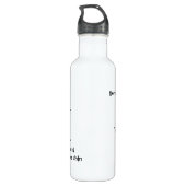 Talkhoofden - vreemde en leuke bizarre humor waterfles  (Achterkant)