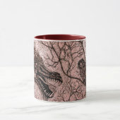 Talkin' Trash Dragon en Owl Coffee Cup Mok (Midden)