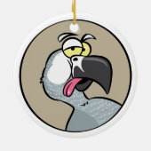 Talking African Grey Parrot Keramisch Ornament (Achterkant)