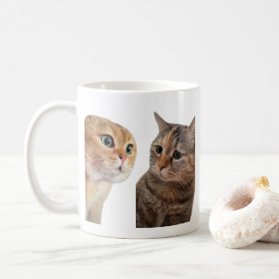 Talking Cats mème Mug double face