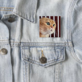 Talking Cats Meme Pin Button (In situ)