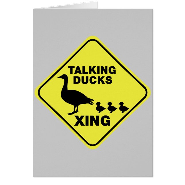 Talking Ducks Crossing (Voorkant)