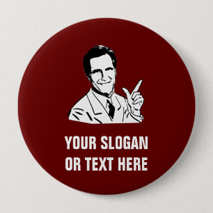 Talking Mitt Romney Ronde Button 4,0 Cm