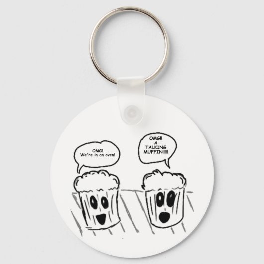 Talking Muffin Sleutelhanger (Voorkant)