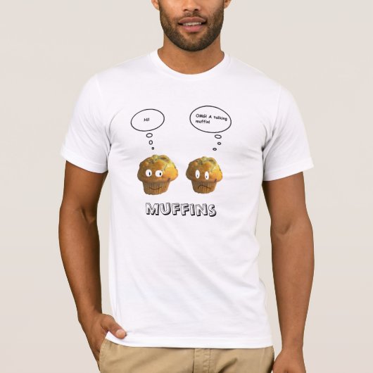 Talking Muffins T-shirt (Voorkant)