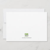 Talking Penguin Birthday Uitnodiging (Achterkant)