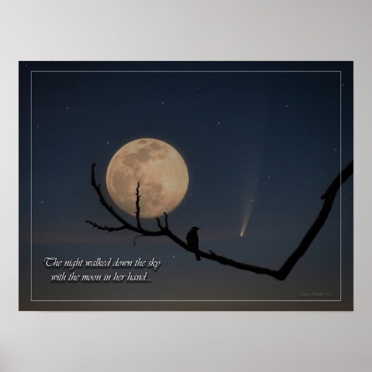 Talking to the moon poster (Voorkant)