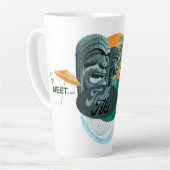 TalkTiki - Tall Latte Mug (Angle gauche)