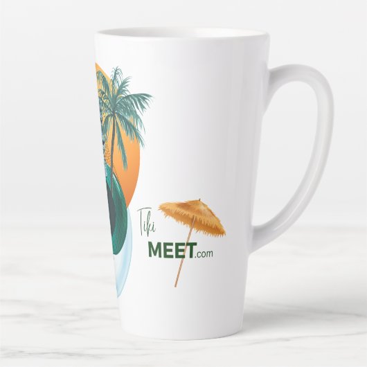 TalkTiki - Tall Latte Mug (Droite)