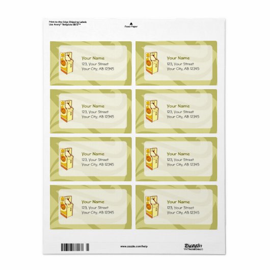 Tall arcade game console etiket (Full Sheet)