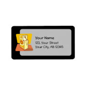 Tall arcade game console etiket (Voorkant)