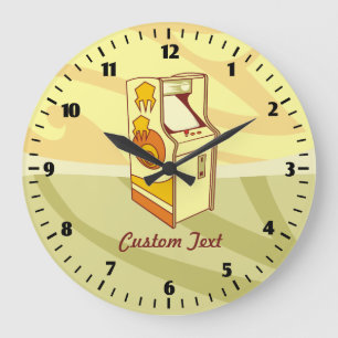 Tall arcade game console grote klok