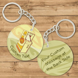 Tall Arcade Game Console Sleutelhanger