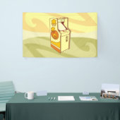 Tall arcade game console spandoek (Beurs)