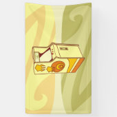 Tall arcade game console spandoek (Verticaal)