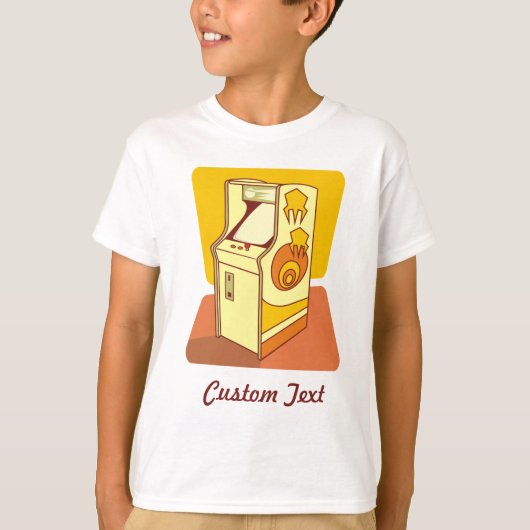Tall arcade game console t-shirt (Voorkant)