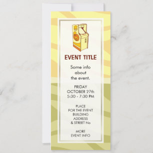 Tall Arcade Games Console Kaart