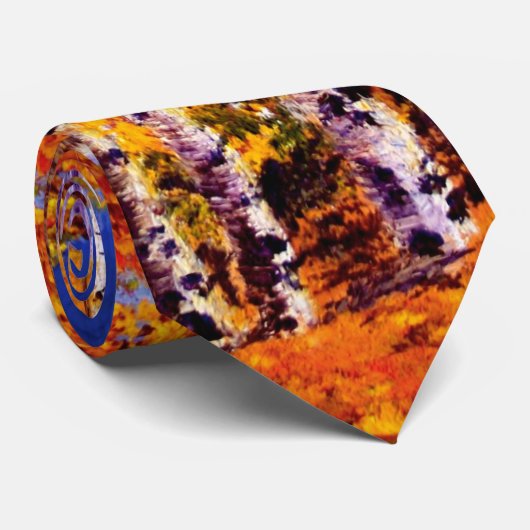 Tall Aspens Stropdas (Opgerold)