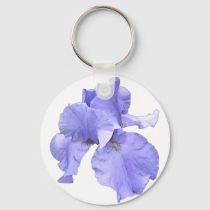 Tall Bearded Paars Iris Sleutelhanger